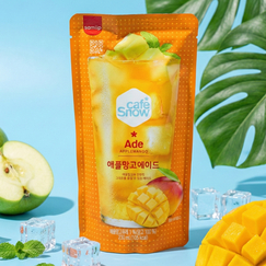 Корейский напиток Samlip Ade Apple Mango: сочное сочетание яблока и манго, 230 мл, Вкус: Яблоко-манго