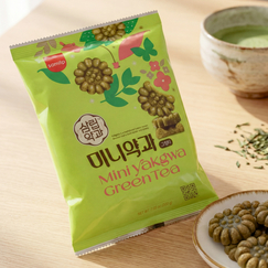 Корейское печенье Мини Якгва со вкусом зеленого чая - Samlip Korean Mini Yakgwa Cookie Green tea, Вкус: Зеленый чай