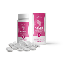 SKINUA Премиум Морской коллаген с витамином С в пастилках со вкусом апельсина, Форма выпуска (для вариации): Пастилки