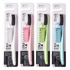 Зубная щетка "Misorang Wang Ta Charcoal" с активированным углем, Покрытие щетины: Уголь