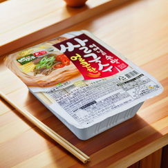 BAEKJE Рисовая лапша быстрого приготовления с "Острым" вкусом, Вкус: Острая