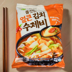 Суджеби (корейский суп с клецками) со вкусом кимчи / Spicy Kimchi Sujebi, Вкус: Кимчи