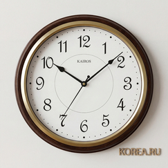 Настенные часы Kairos RP2251 классический дизайн с плавным ходом 320 мм