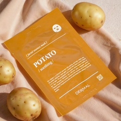 Смягчающая маска Dermal с экстрактом картофеля, Выбранный выриант маски: Картофель