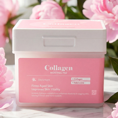 Увлажняющие пэды DERMAL с коллагеном (120 шт.), Количество: 120 шт., На основе: Коллаген