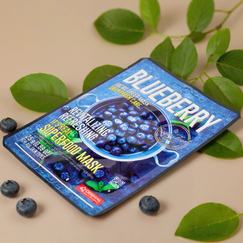 Dermal Superfood маска для лица с голубикой, Выбранный выриант маски: Голубика