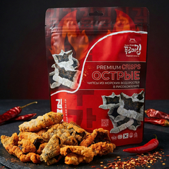 Чипсы нори Furmi Kim Spicy в рисовом кляре 30 г, Вкус: Острый