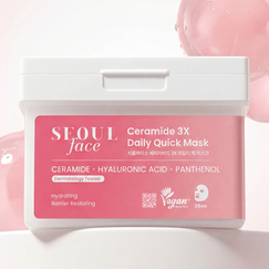 Набор восстанавливающих тканевых масок DERMAL Seoul с церамидами (36 шт.), На основе: Церамиды