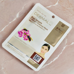 Тканевая маска Dermal с экстрактом пчелиного яда и коллагеном, Выбранный выриант маски: Пчелиный яд