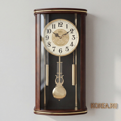 Настенные часы La Mer GE019 классического стиля 600×310 мм с маятником и боем