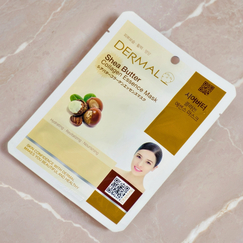 Тканевая маска Dermal с маслом ши и коллагеном, Выбранный выриант маски: Масло Ши