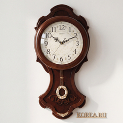 Настенные часы Kairos KS 929 винтажный стиль с маятником 710x345x85 мм