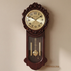 Настенные часы SINIX 07 классические винтажные 896x335 мм с маятником