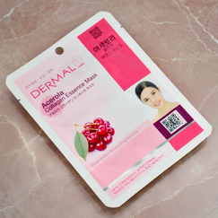 Тканевая маска Dermal с экстрактом ацеролы и коллагеном, Выбранный выриант маски: Ацерола
