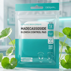 Корректирующие пэды DERMAL с экстрактом мадекоссосида (12 шт.), Количество: 12 шт., На основе: Экстракт мадекоссосида