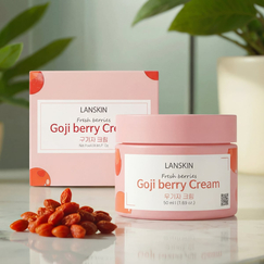 Омолаживающий крем LanSkin с ягодами годжи, Из этой же серии: Крем, На основе: Годжи