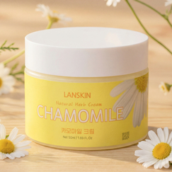 Успокаивающий крем LanSkin с экстрактом ромашки, Из этой же серии: Крем, На основе: Ромашка