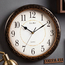 Часы Lamer GD047003 настенные коричневые с механизмом плавного хода 315х315 мм, изображение 2