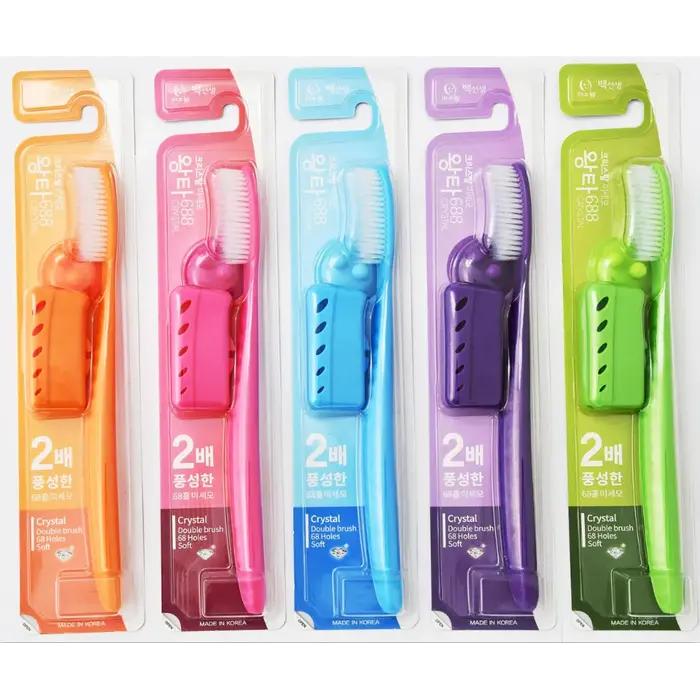 Зубная щетка "Misorang Wang Ta Crystal", Покрытие щетины: Прозрачный