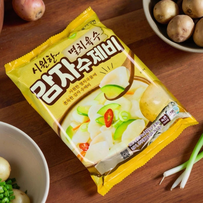 Суджеби — Корейский суп с картофельными клецками со вкусом анчоусов, Вкус: Анчоусы