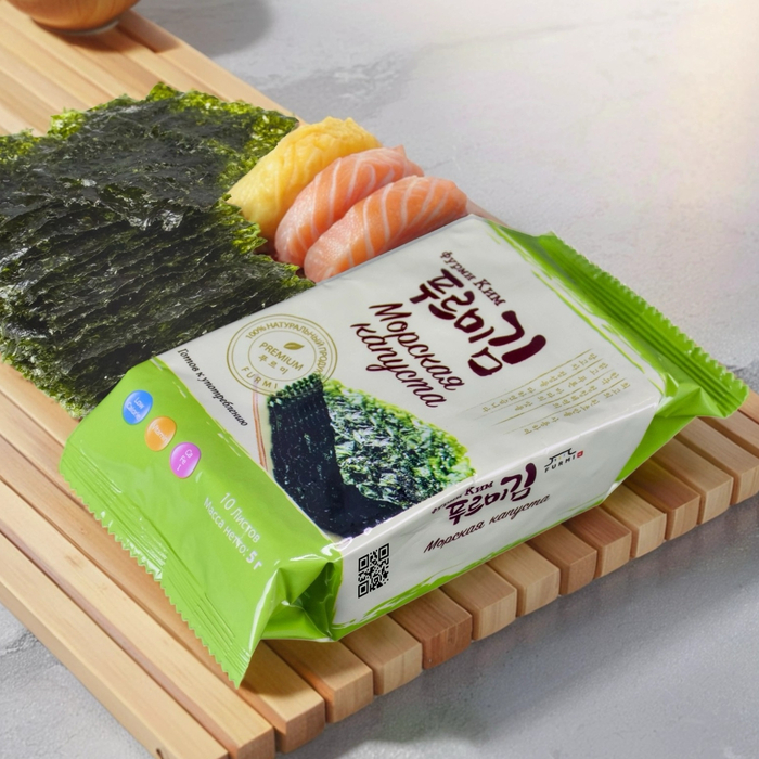 Сушеная морская капуста Фурми Ким (Furmi Kim) 5г., Количество (вес): 5 гр., Вкус: Оригинальный