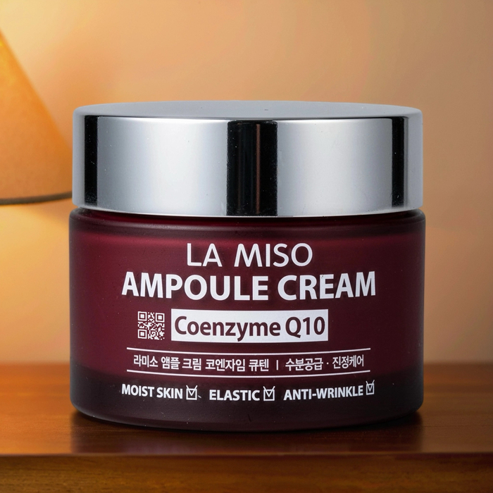 Ампульный крем La Miso с коэнзимом Q10 — антивозрастное омоложение, глубокое увлажнение и восстановление кожи, Из этой же серии: Крем, На основе: Coenzime Q10