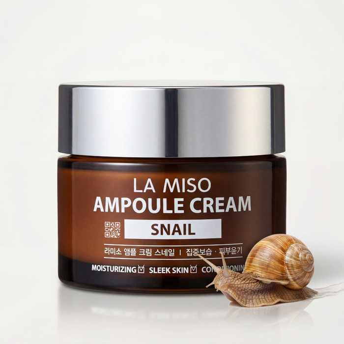 Ампульный крем La Miso со слизью улитки — восстановление, укрепление и интенсивное омоложение кожи, Из этой же серии: Крем, На основе: Муцин улитки