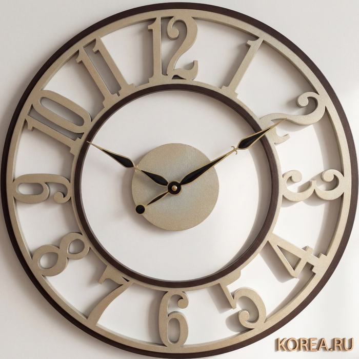 Настенные часы KAIROS KM413BGA в современном классическом стиле 400 мм