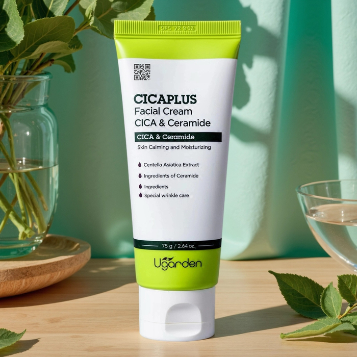 Крем для лица Ugarden Cicaplus с Центеллой Азиатской — восстановление и защита чувствительной кожи, Из этой же серии: Крем