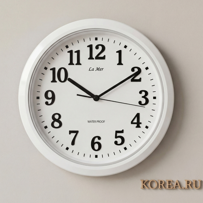 Настенные часы La Mer GD362 в современном стиле, размер 320×320 мм