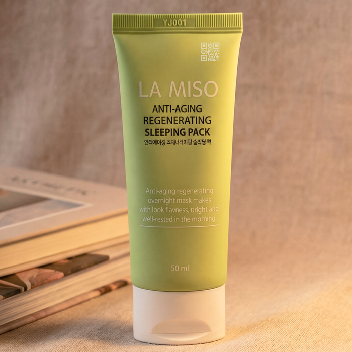 Антивозрастная восстанавливающая ночная маска La Miso - восстановление и омоложение во время сна, изображение 2