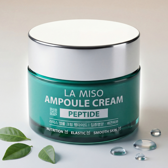 Ампульный крем La Miso с пептидами — омоложение, подтяжка и восстановление упругости кожи, Из этой же серии: Крем, На основе: Пептиды