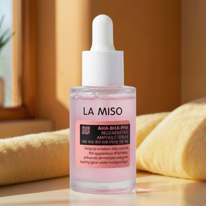 Ампульная обновляющая сыворотка La Miso с кислотами AHA-BHA-PHA для борьбы с акне и постакне, Из этой же серии: Сыворотка