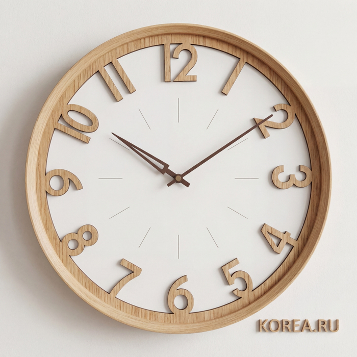 Настенные часы KAIROS KS3465 с бесшумным плавным ходом 500мм