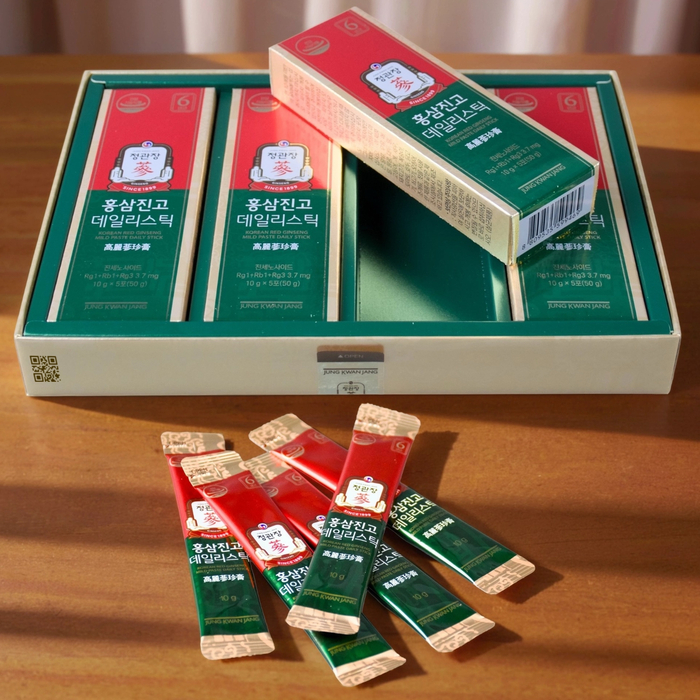 Экстракт красного 6-ти летнего корейского женьшеня с медом в стиках, изображение 3