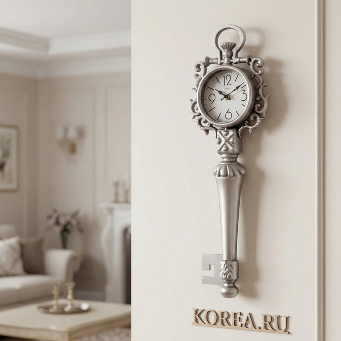 Настенные часы Stella ST218-1 декоративные в виде ключа 600x195x65 мм