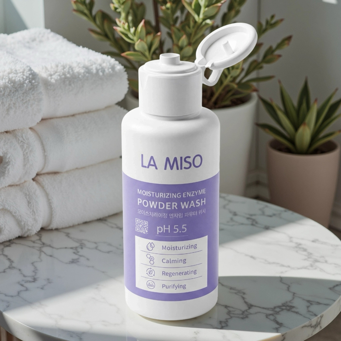 Увлажняющая энзимная пудра La Miso для умывания с pH 5.5, изображение 2