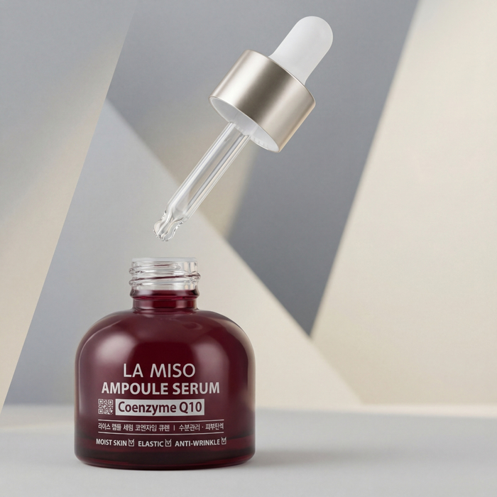 Ампульная сыворотка La Miso с коэнзимом Q10 — антивозрастной уход, питание и сияние кожи, Из этой же серии: Сыворотка, На основе: Coenzime Q10, изображение 2