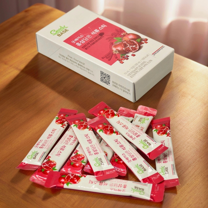 Экстракт красного 6-ти летнего корейского женьшеня с гранатом в стиках, изображение 3