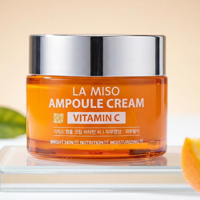 Ампульный крем La Miso с витамином С — осветление, защита, питание и омоложение кожи, Из этой же серии: Крем, На основе: Витамин C