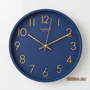 Часы настенные BONNYDECO SH250/2 BLUE синего цвета 250x250 мм классического дизайна, Цвет: Синий